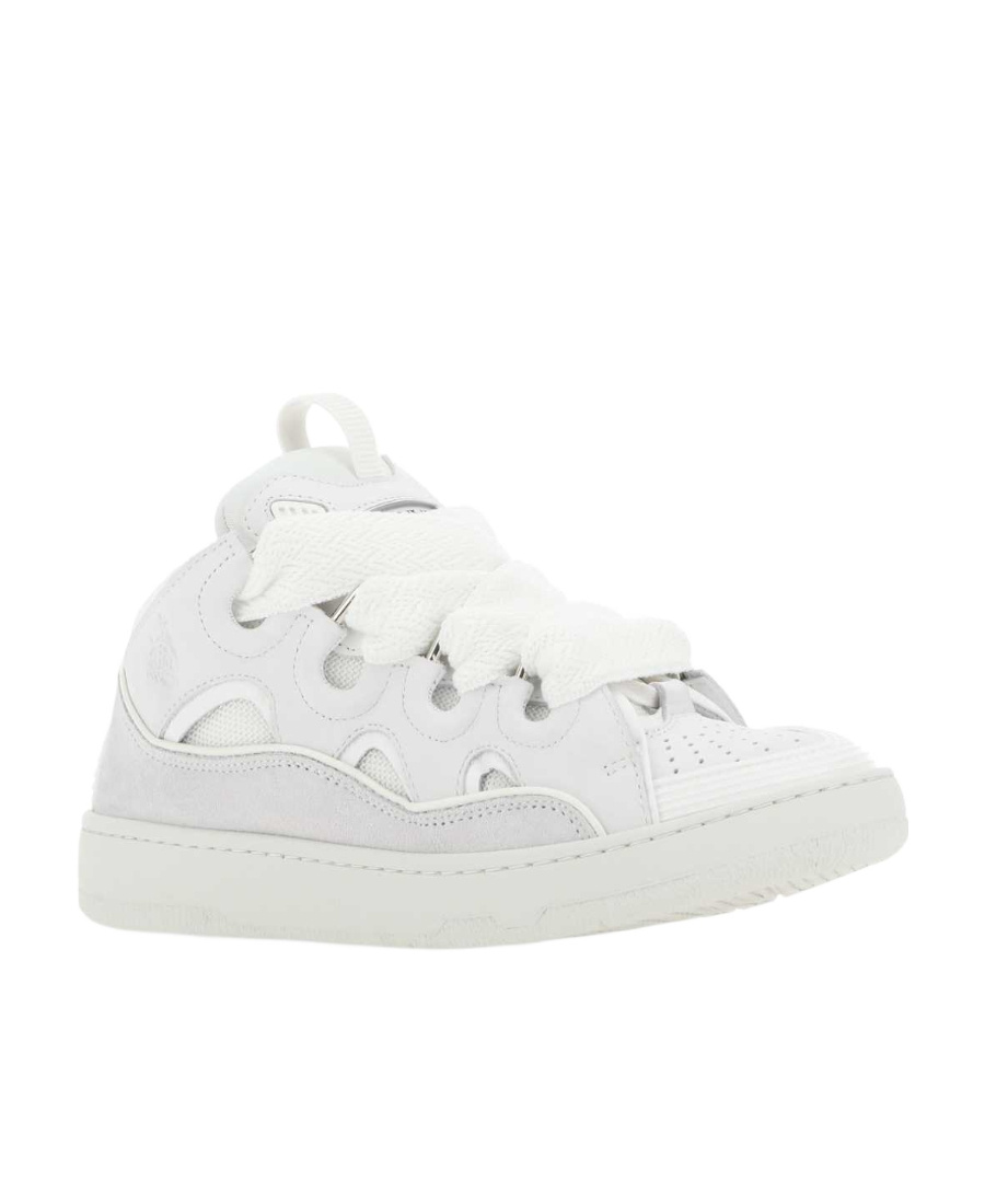 Lanvin Oversize-laces Low-top Sneakers In White