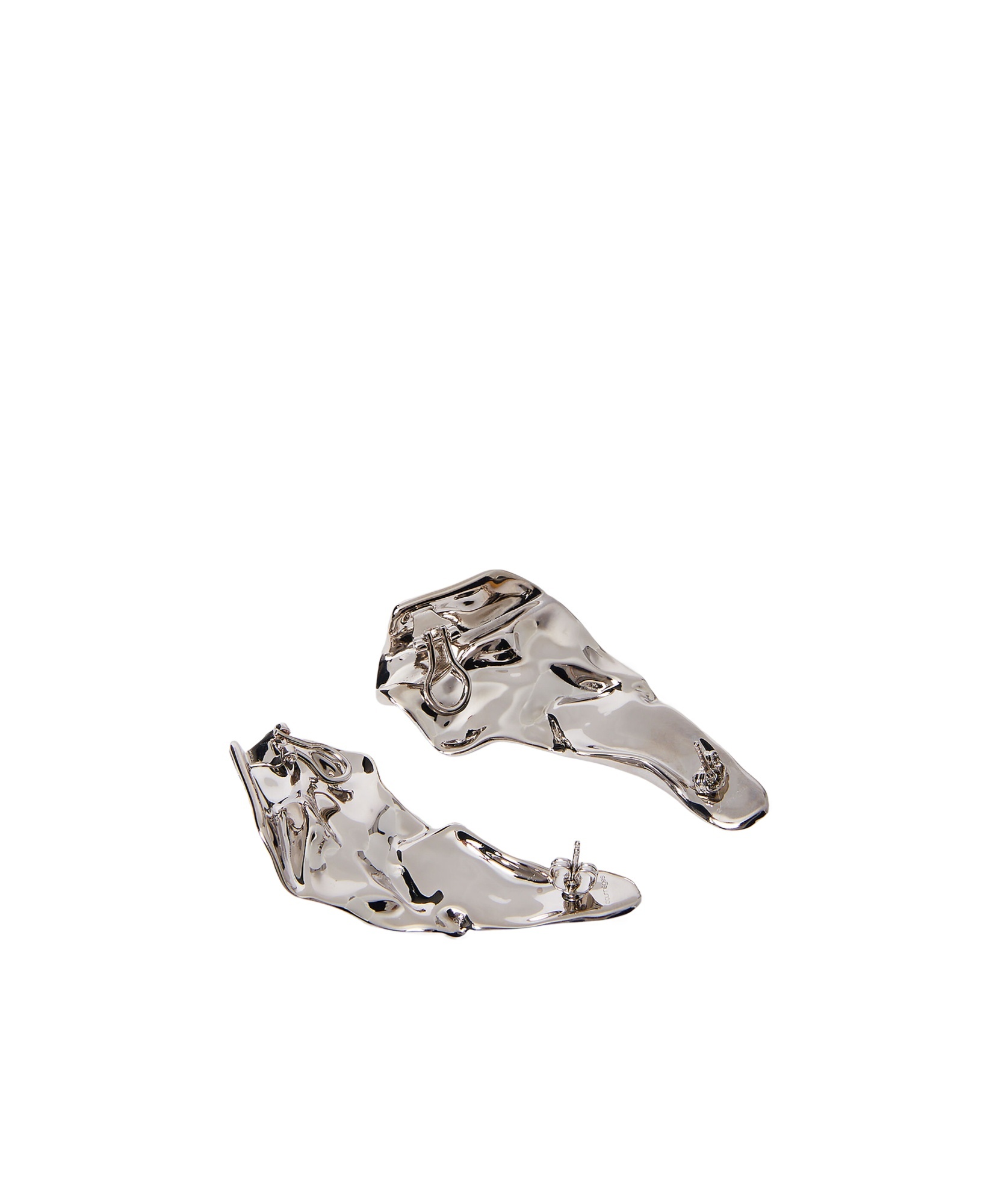 Courrèges Crash Ear Cuff In Gray