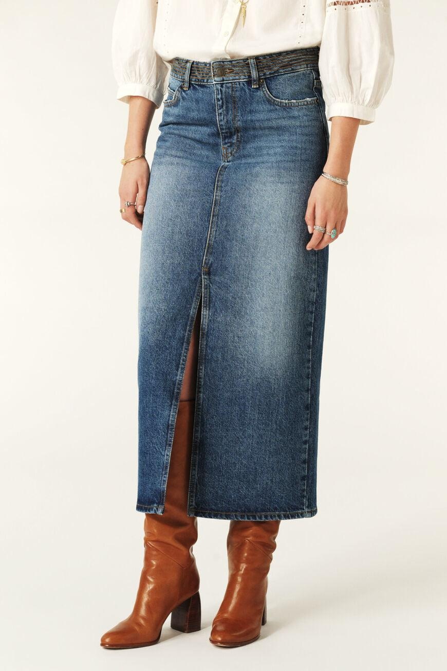 Bash Matemática Midi Skirt In Blue