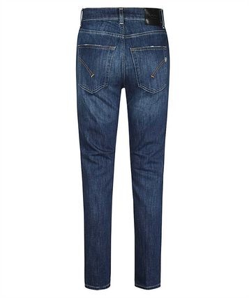Dondup Mid-rise Stonewashed Skinny Jeans In Blue