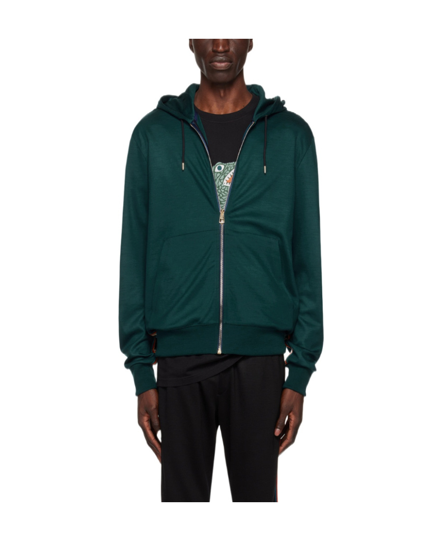 PAUL SMITH LOGO ZIPPER CASUAL JACKET
