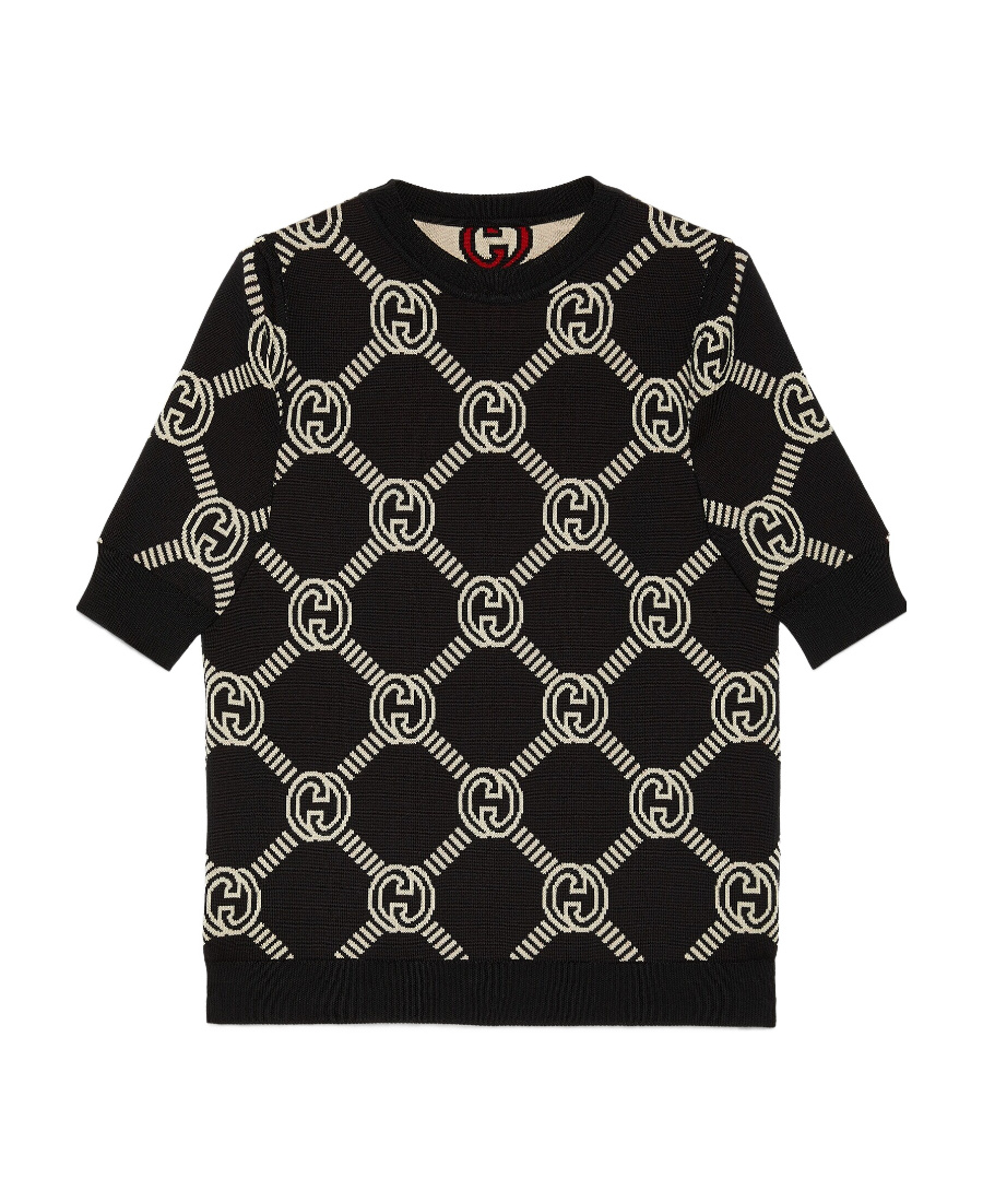 Gucci Interlocking G Reversible Jumper In Nude