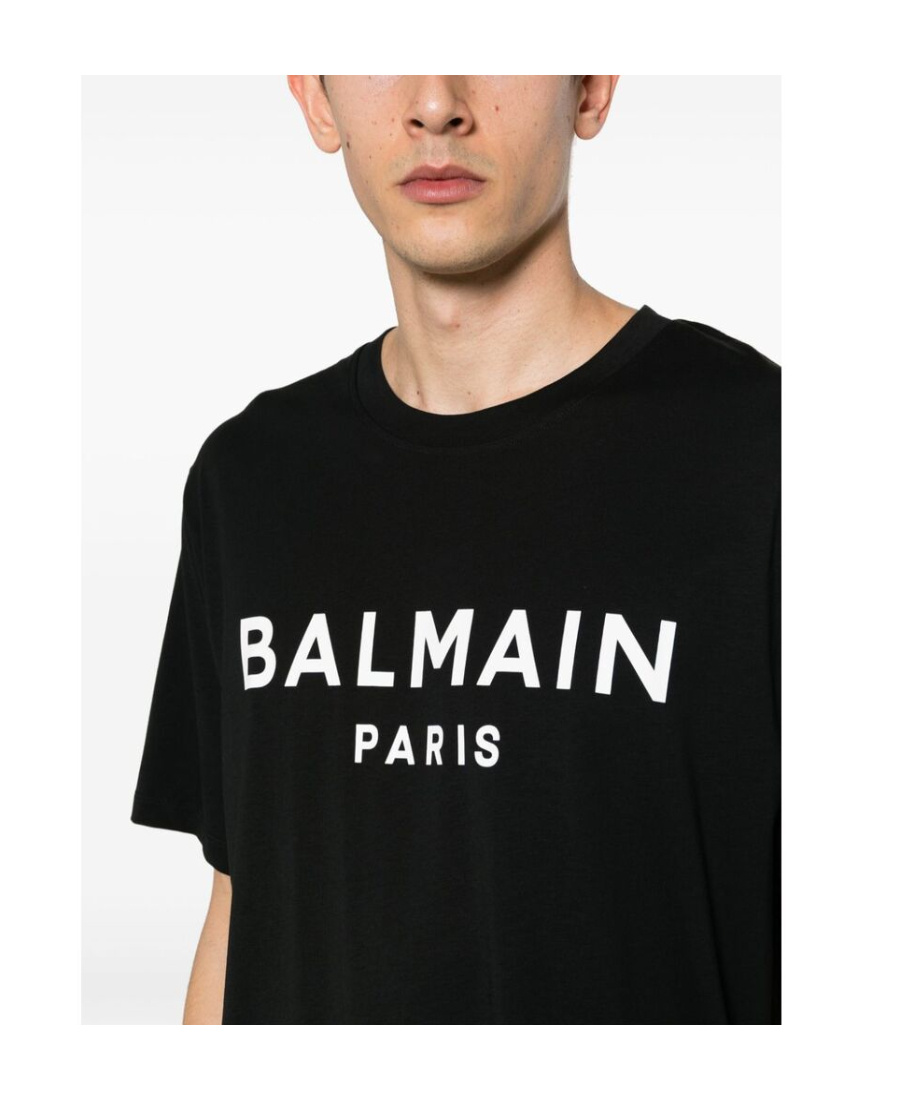 Shop Balmain Paris T-shirt In Black