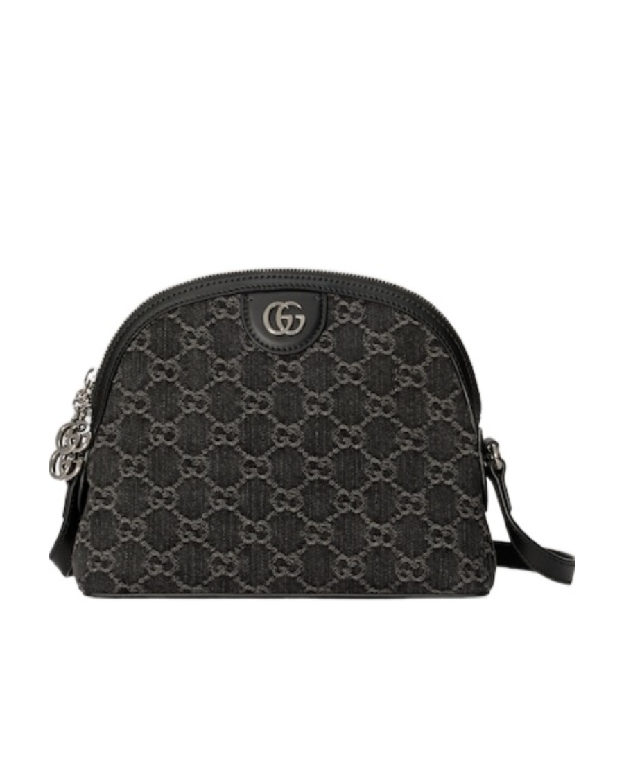 Gucci Small Ophidia Gg Crossbody Bag In Black