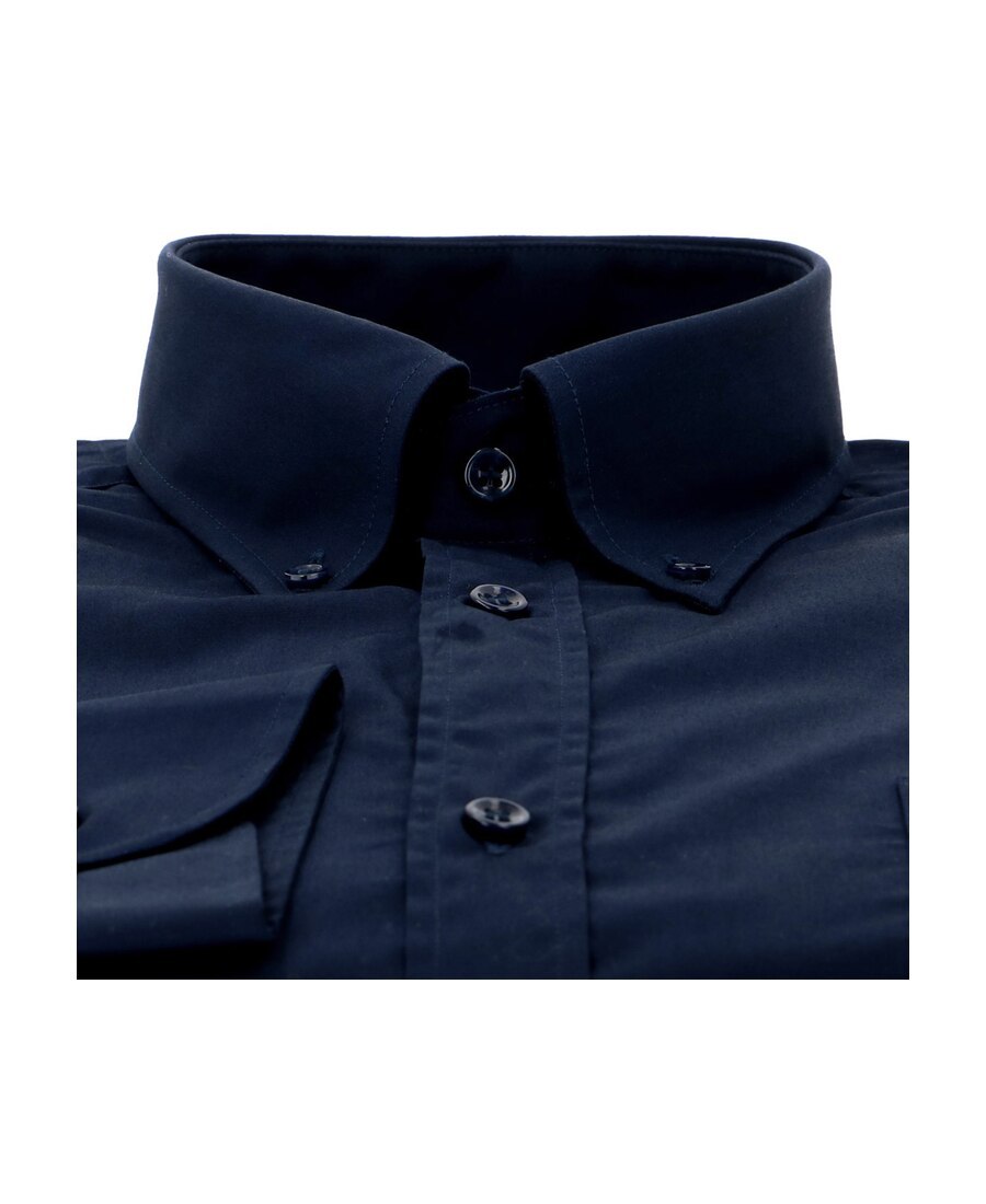 Paul & Shark Logo Embroidered Button-down Shirt In Black