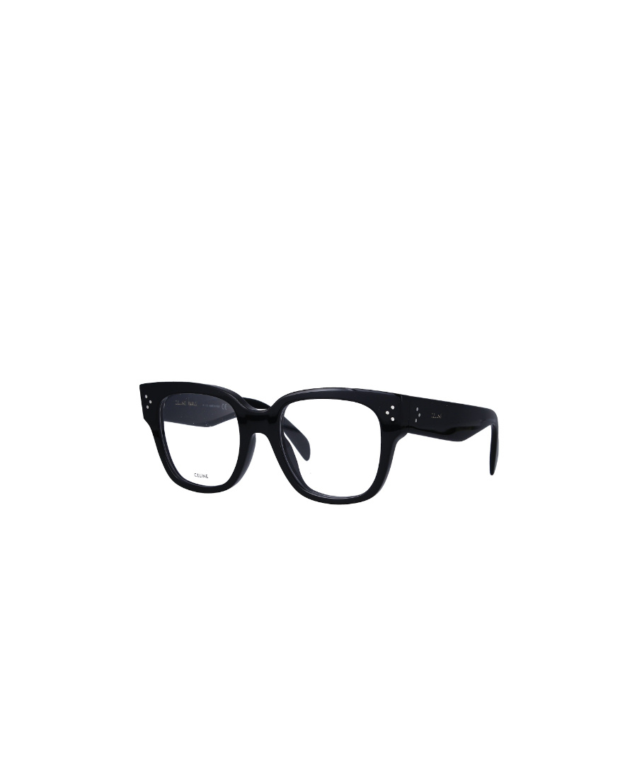 Celine Logo Square Frame Flat Mirror In Black