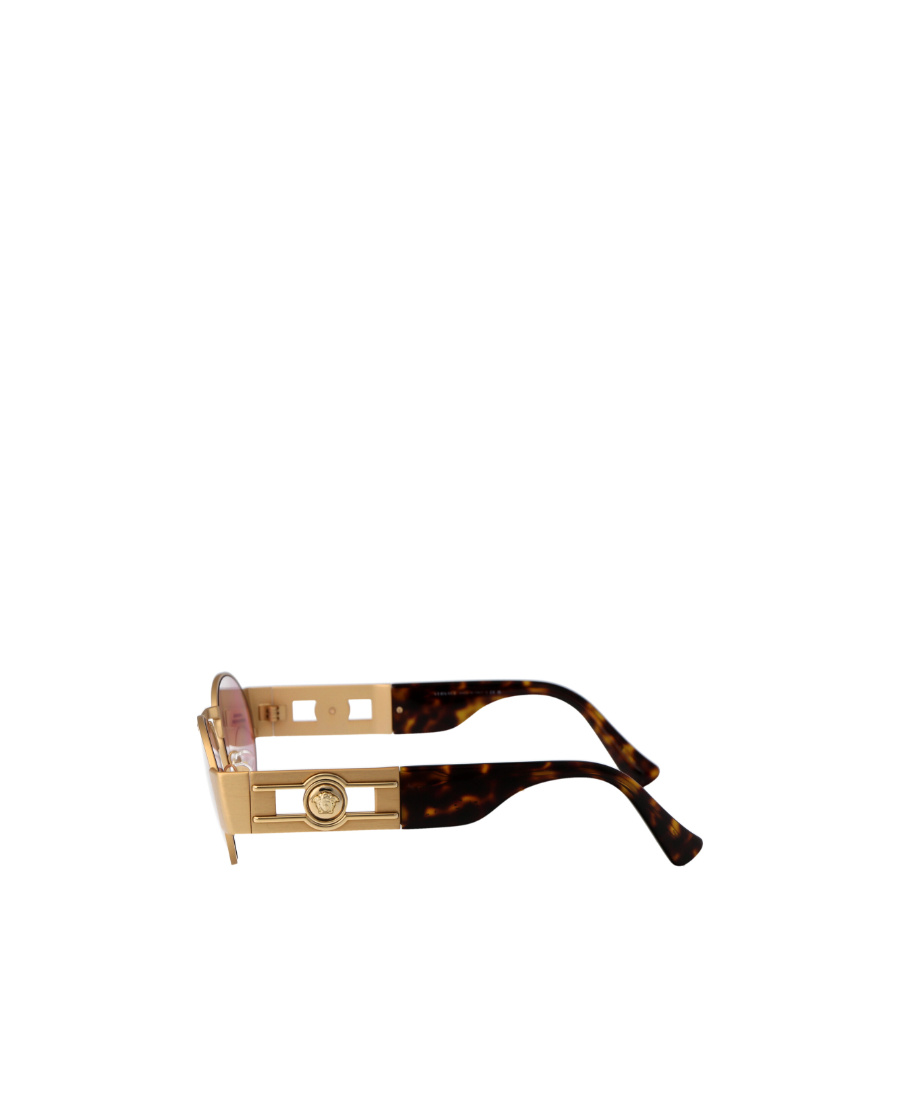 Versace Eyewear Oval-frame Sunglasses In Pink