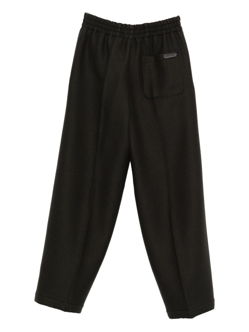 Ami Alexandre Mattiussi Elastic Waist Casual Pants In Black