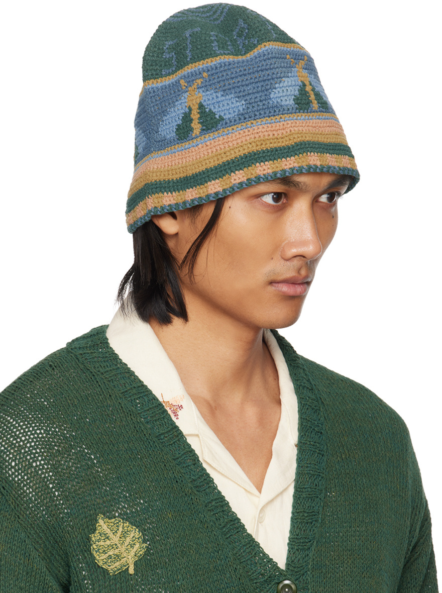 Story Mfg. Multicolor Brew Hat In Green