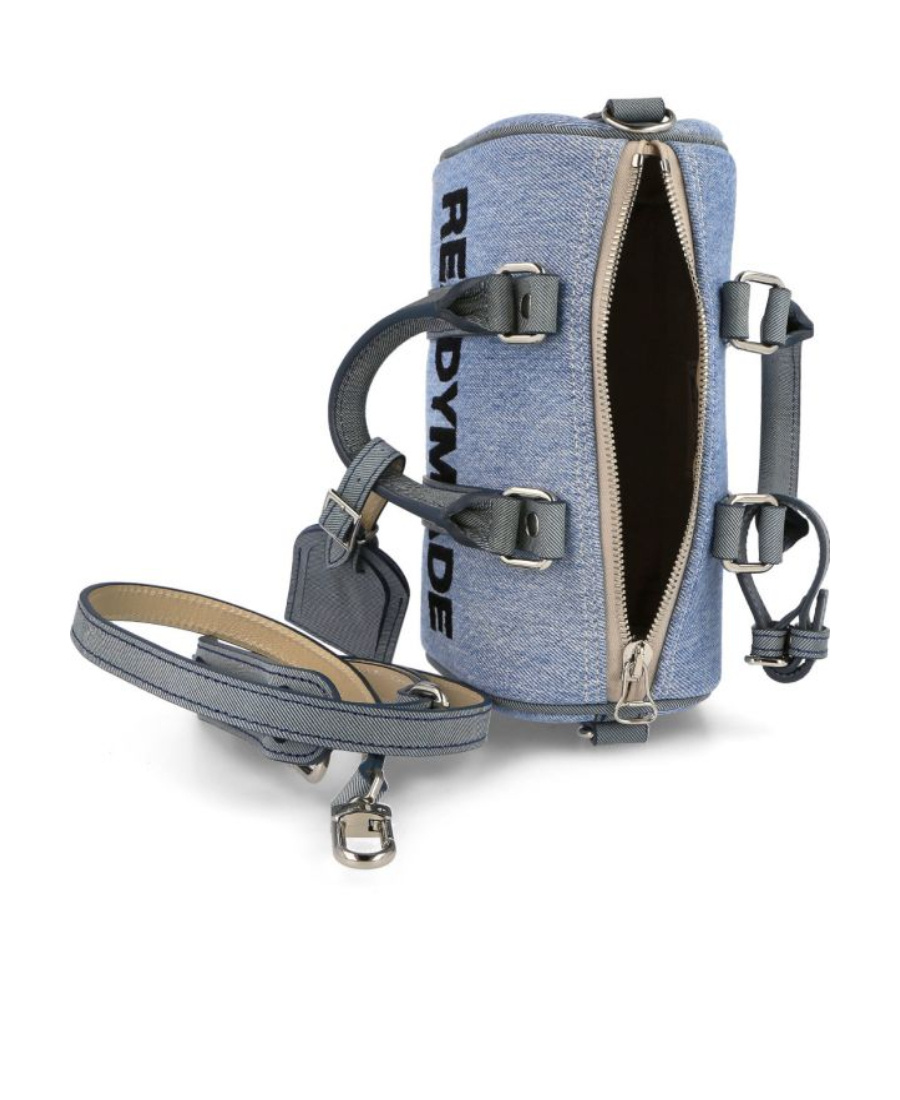 Readymade Logo Denim Handbag In Blue
