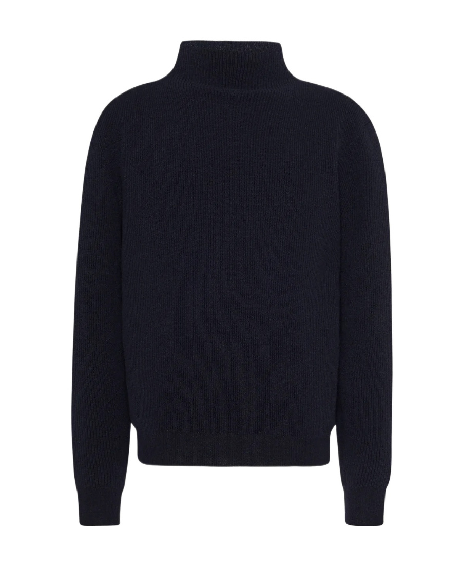 The Row Daniel Cashmere Sweater In Black