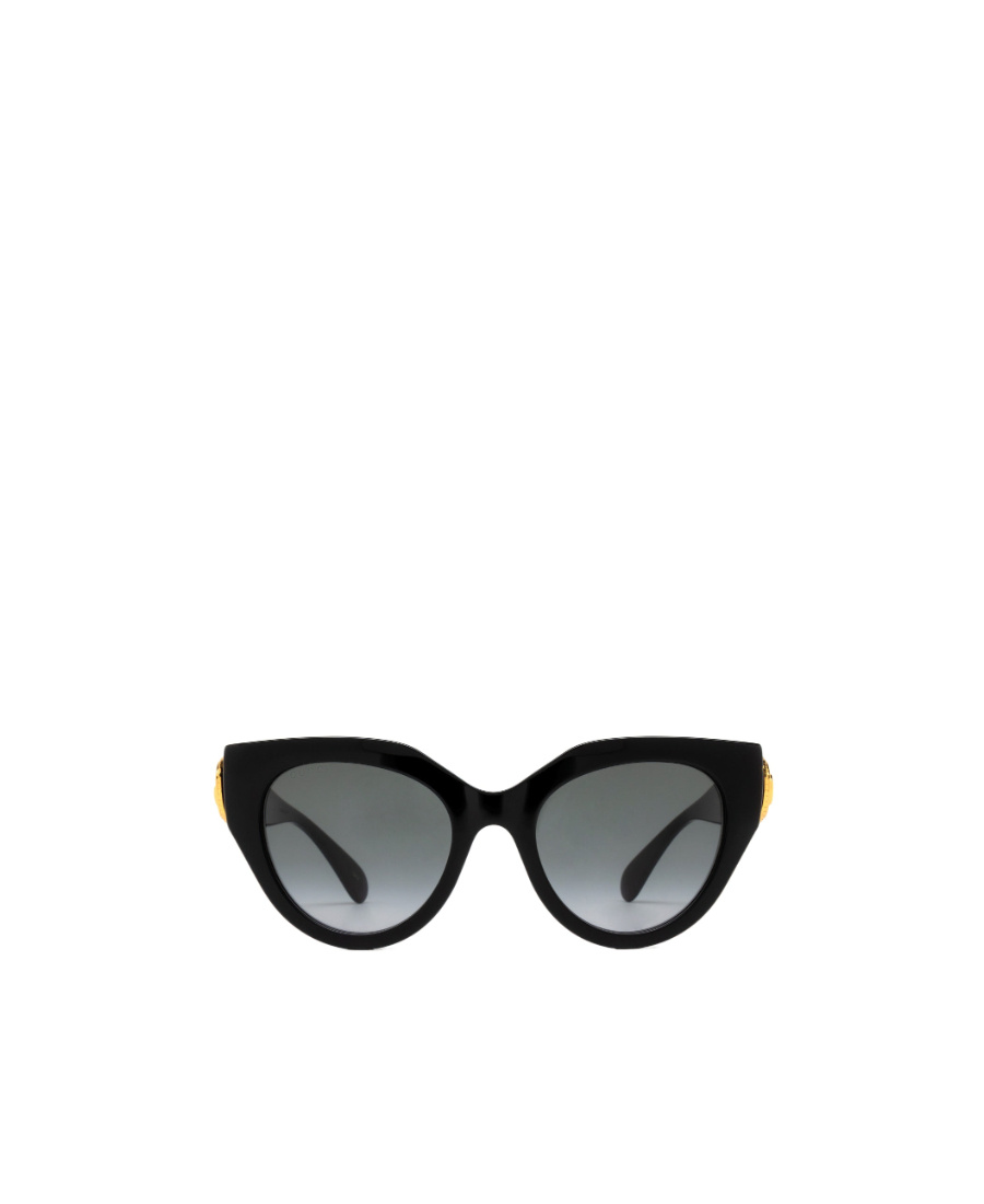 Gucci Logo-plaque Cat Eye-frame Sunglasses In Black