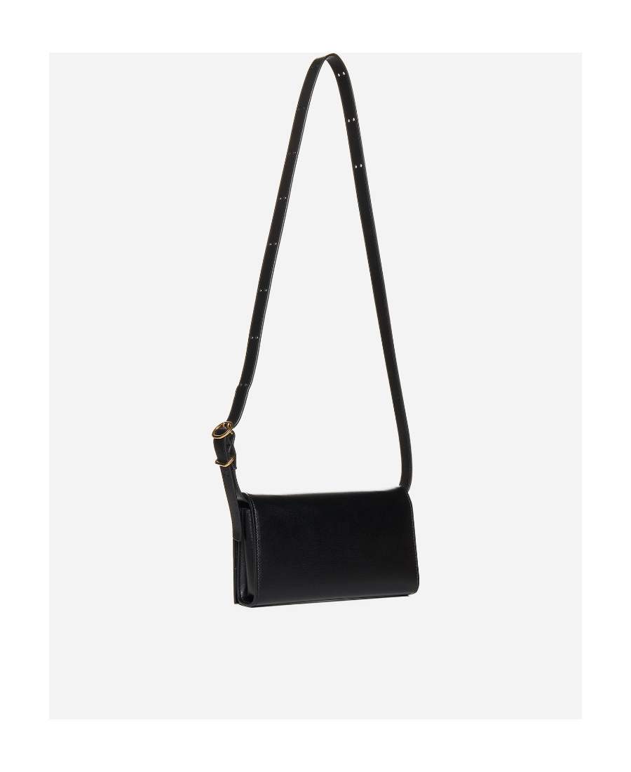 JIL SANDER JIL SANDER LOGO PRINTED SHOULDER BAG