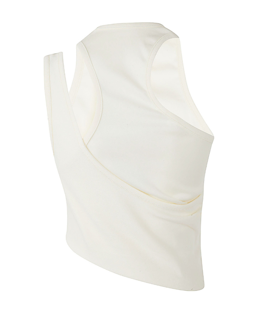 Low Classic Hole Point Top In White