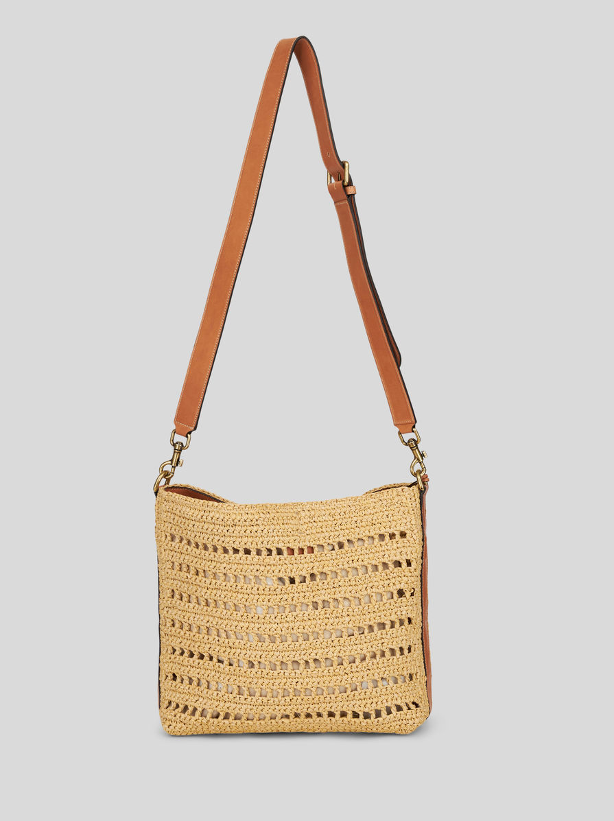 Etro Braided-detail Crossbody Bag In Nude