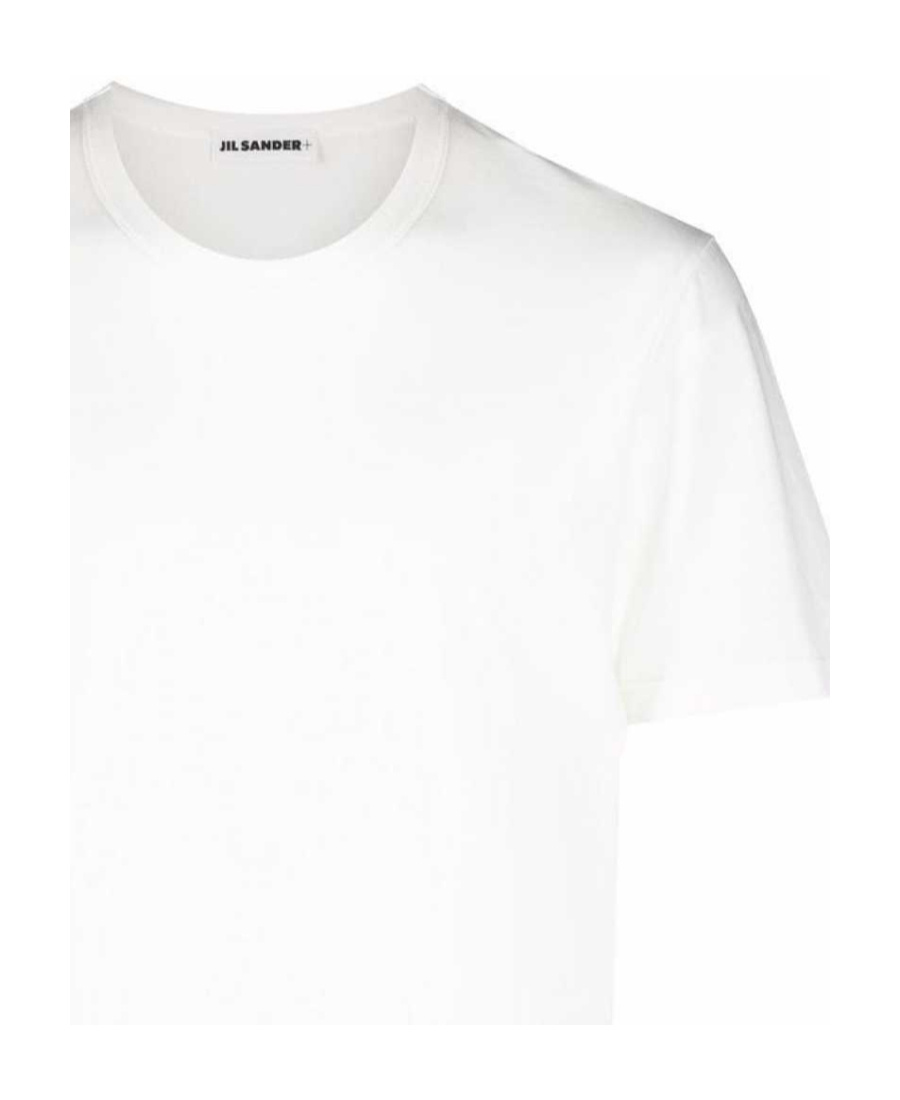 Jil Sander Classic Crew Neck T-shirt Set Of Three In Cotton In White