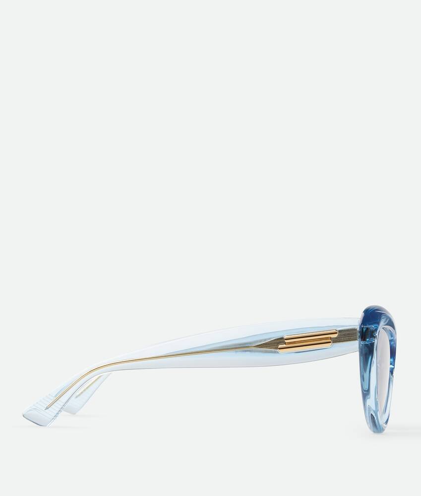 Bottega Veneta Bombe Cat Eye Sunglasses In Blue