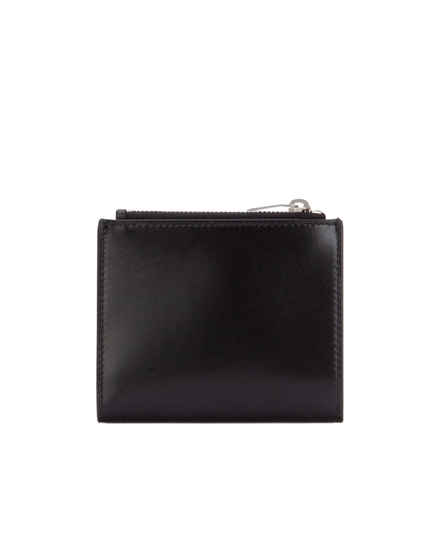 Saint Laurent Cassandre East/west Wallet In Black