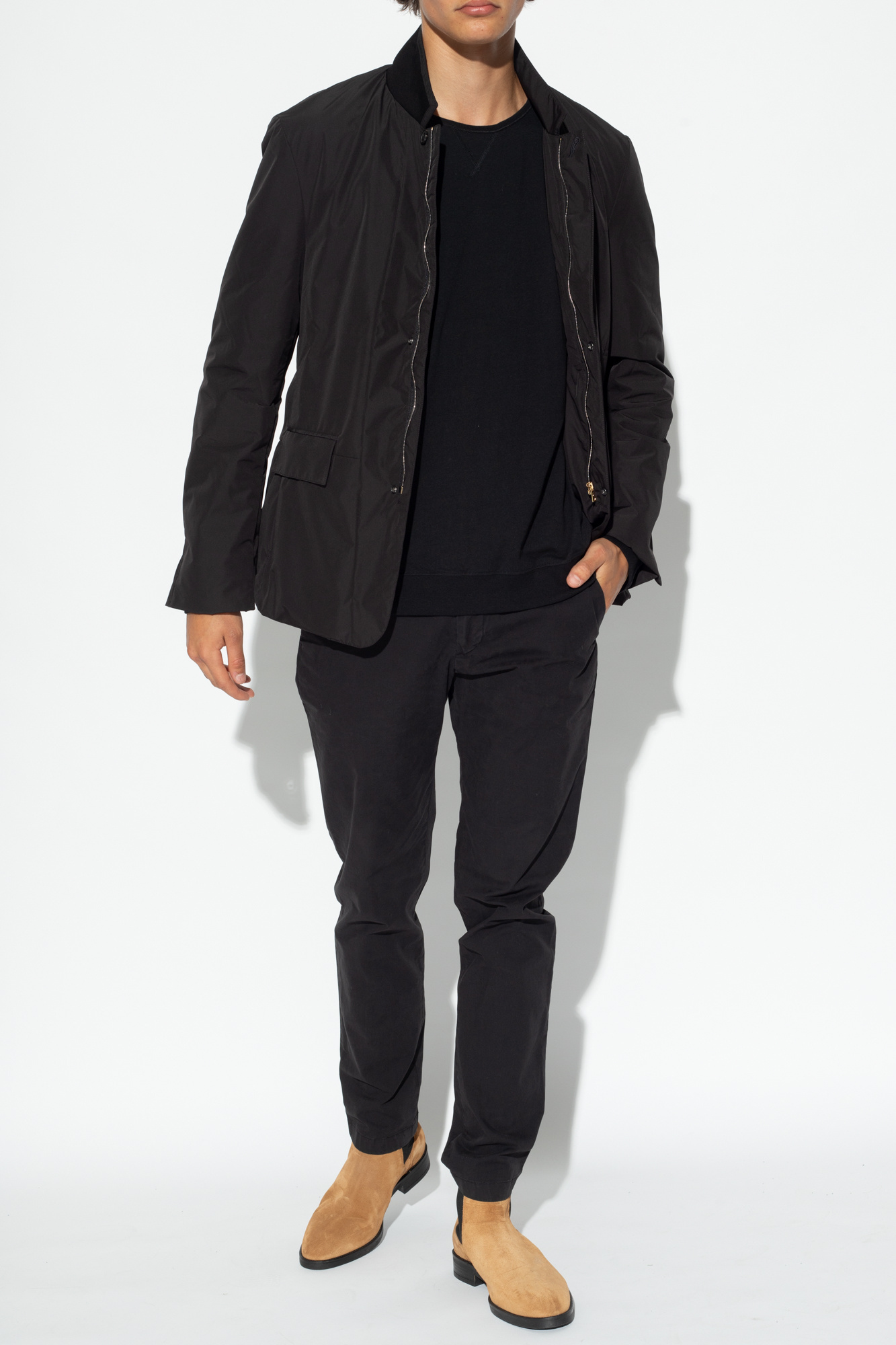 PAUL SMITH LOGO-PATCH COTTON SWEATSHIRT