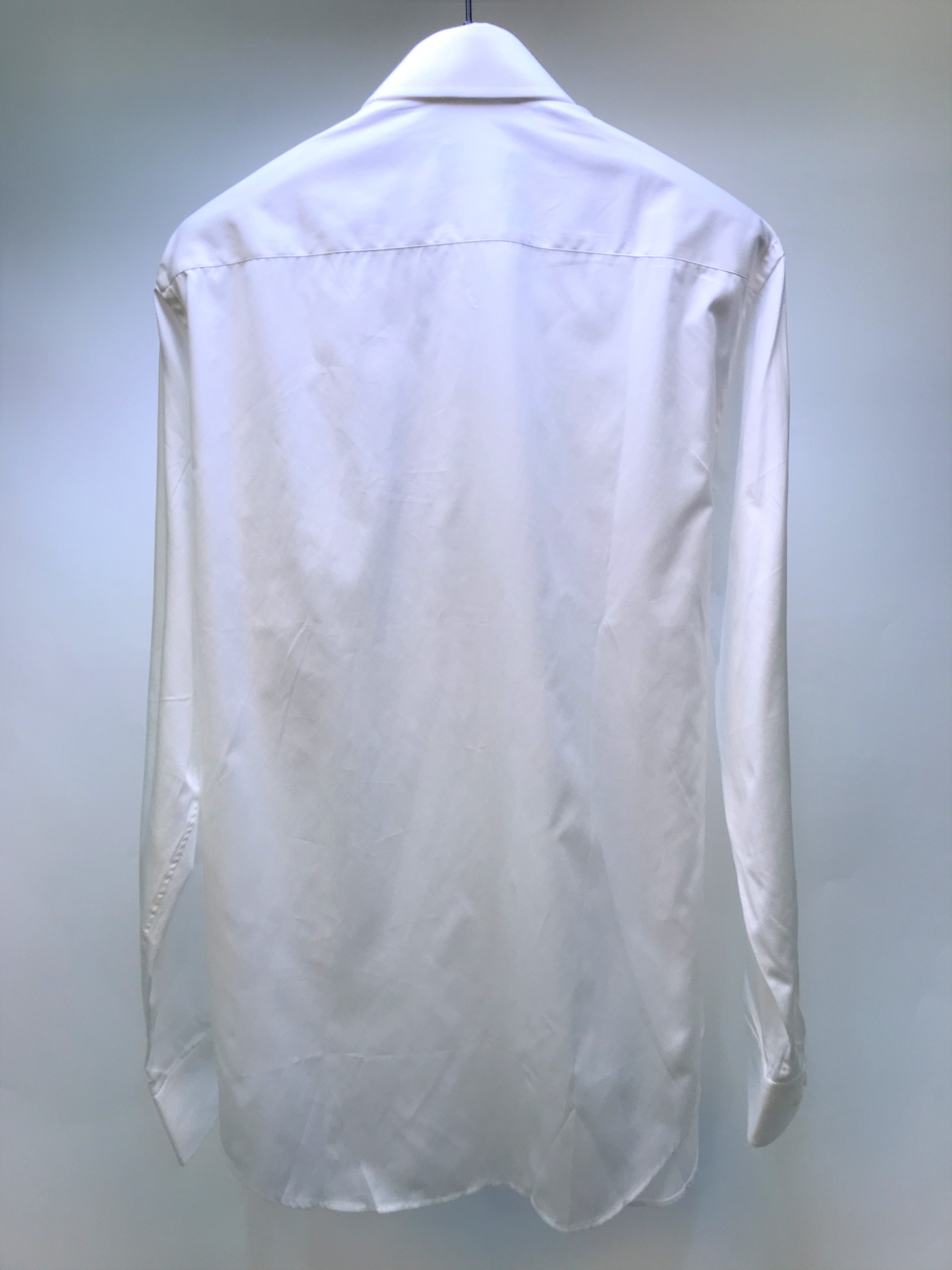 Giorgio Armani Long-sleeved Shirt In Blue