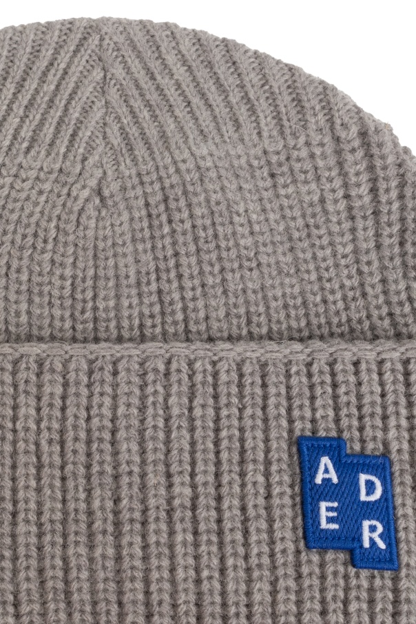 Ader Error Significant Trs Tag Beanie Hat 01 In Gray