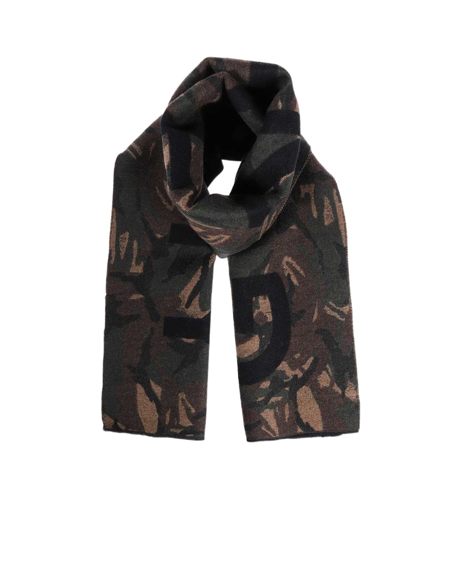 Givenchy Pattern Scarf In Black
