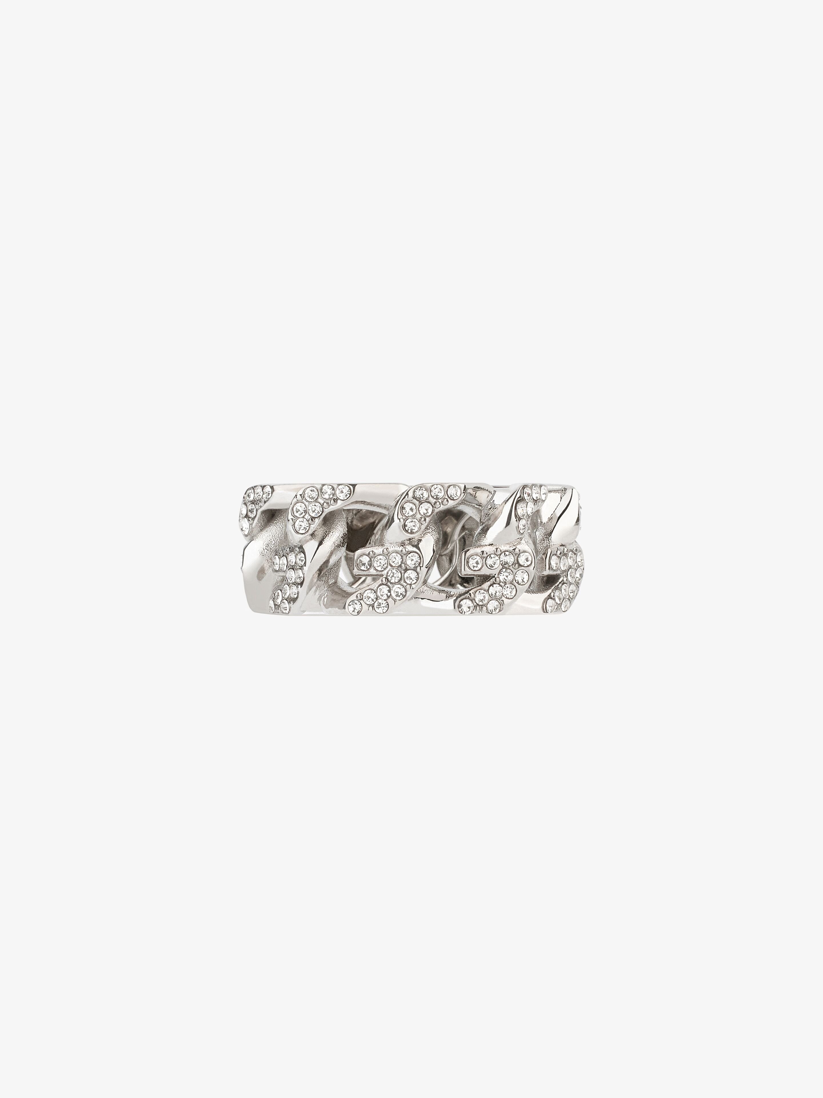 Givenchy G Chain Ring In Gray
