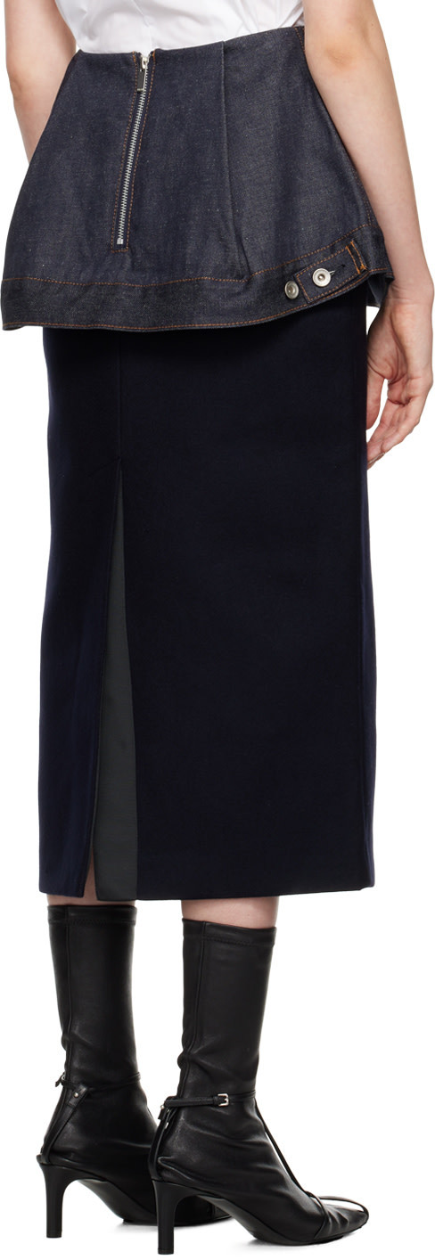 SACAI LAYERED SKIRT 