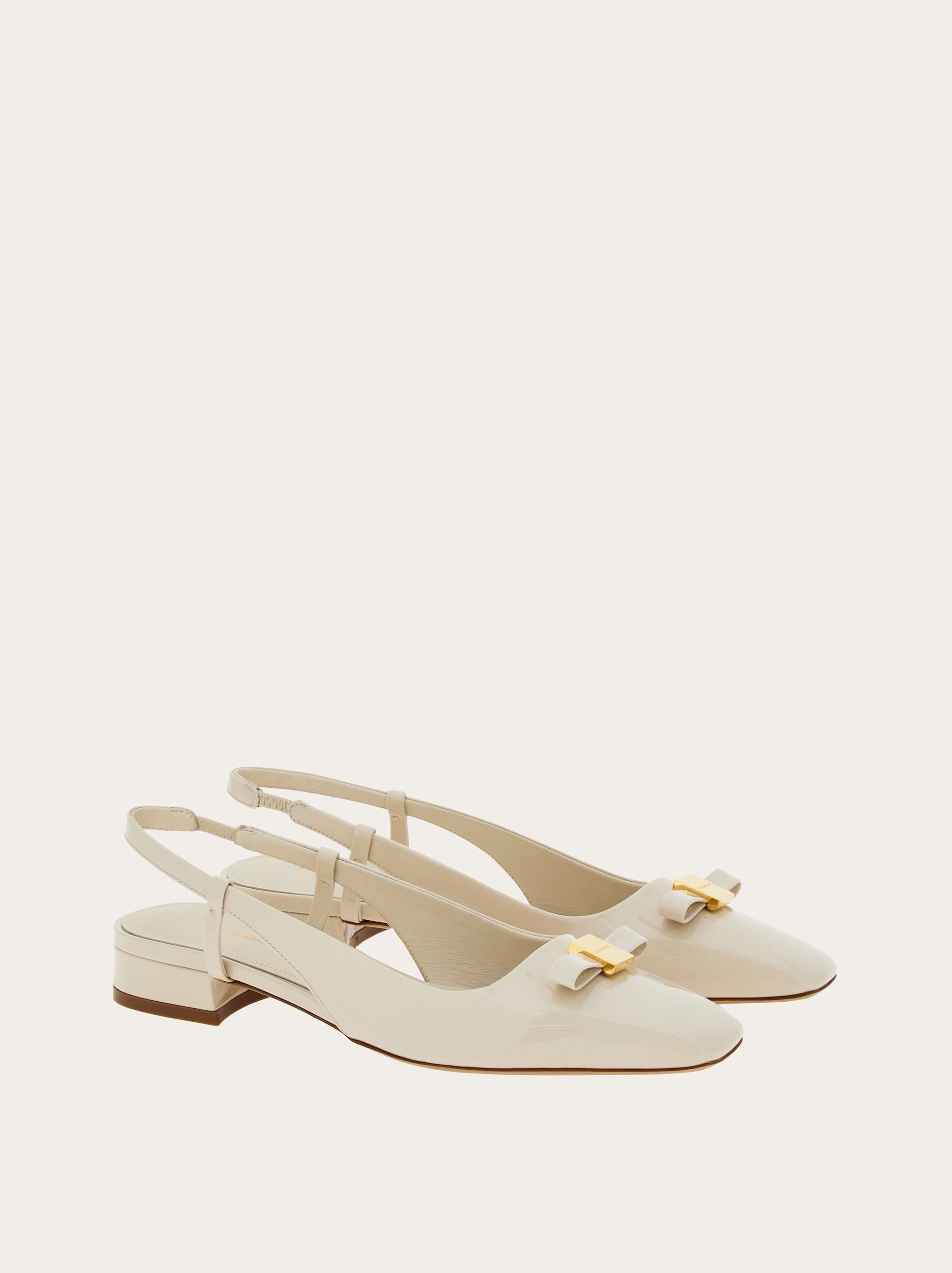 FERRAGAMO MINI BOW HEEL SHOES