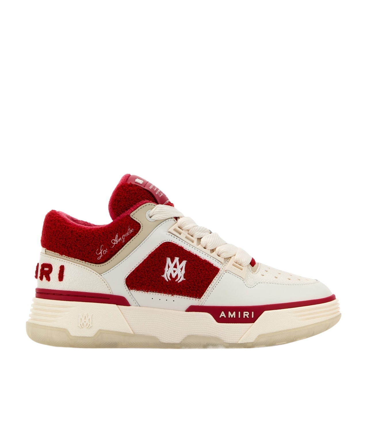 Amiri Varsity Ma-1 Sneakers Varsity Red In Nude