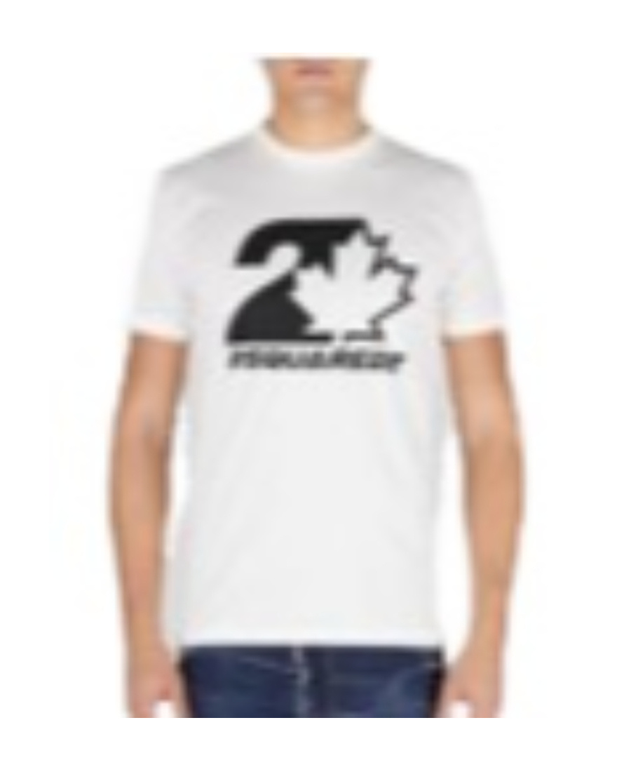 Shop Dsquared2 Logo-print Cotton T-shirt In White