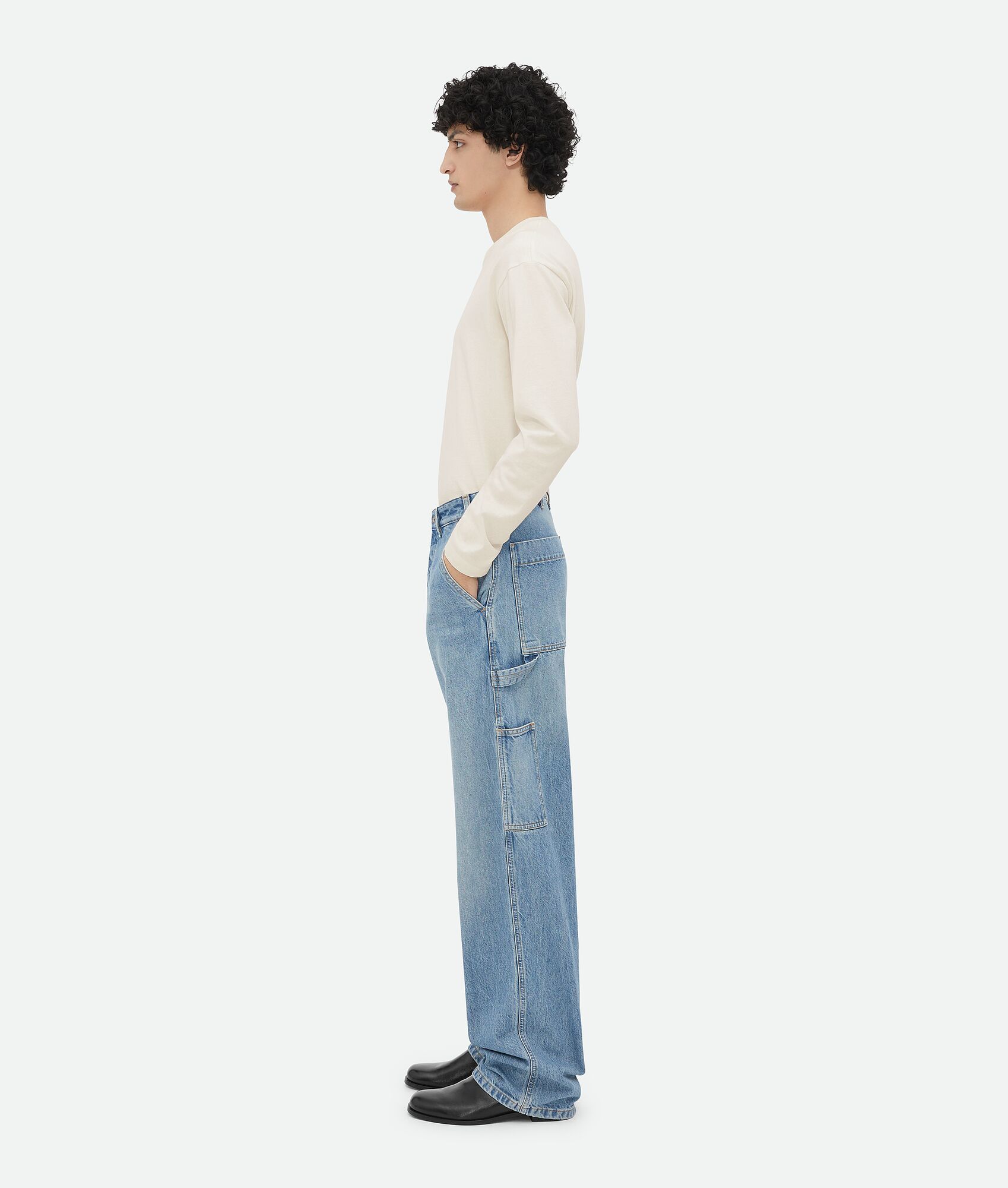 Bottega Veneta Multi-pocket Jeans In Blue