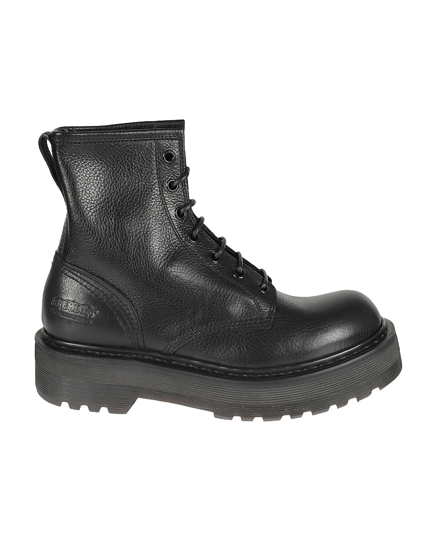 Premiata Logo Boots In Black