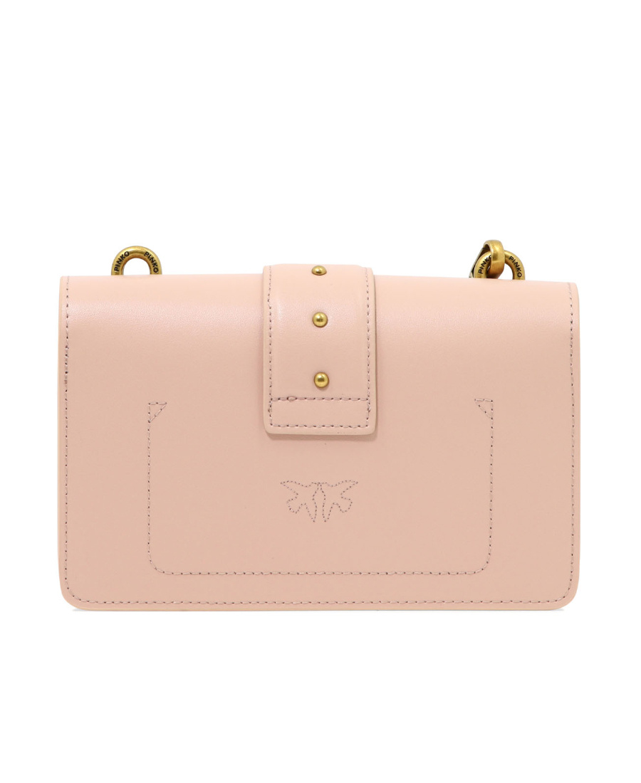 Shop Pinko Rivet Detail Satchel Bag In Pink