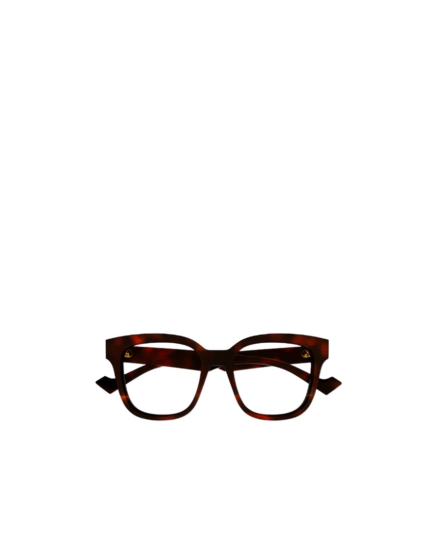 Gucci Square Frame Optical Glasses In Brown
