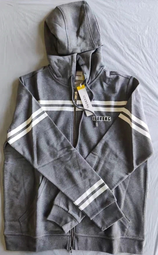 Iceberg Logo Details Casual Jacket In Gray