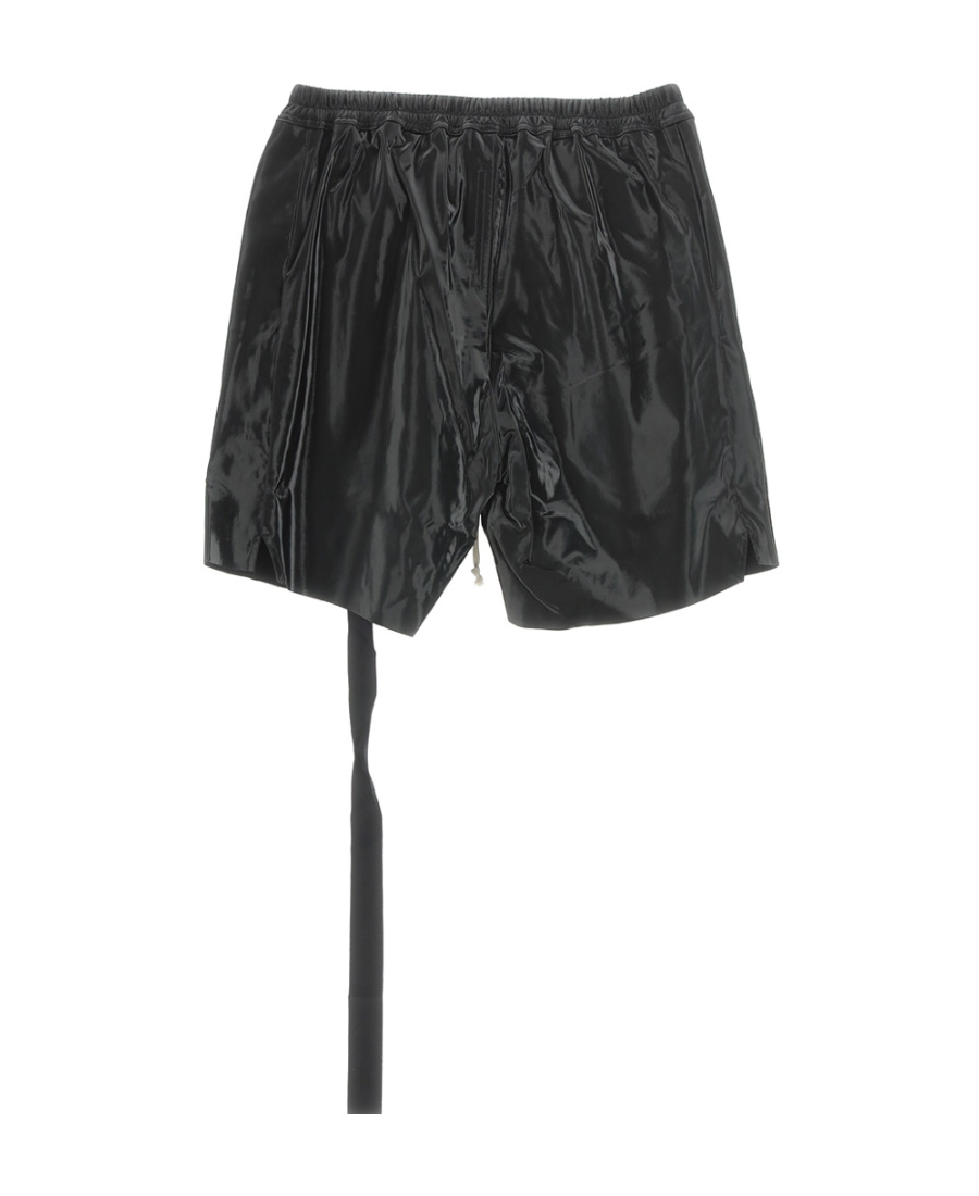 Rick Owens Drkshdw High-shine Drawstring-waistband Shorts In Black