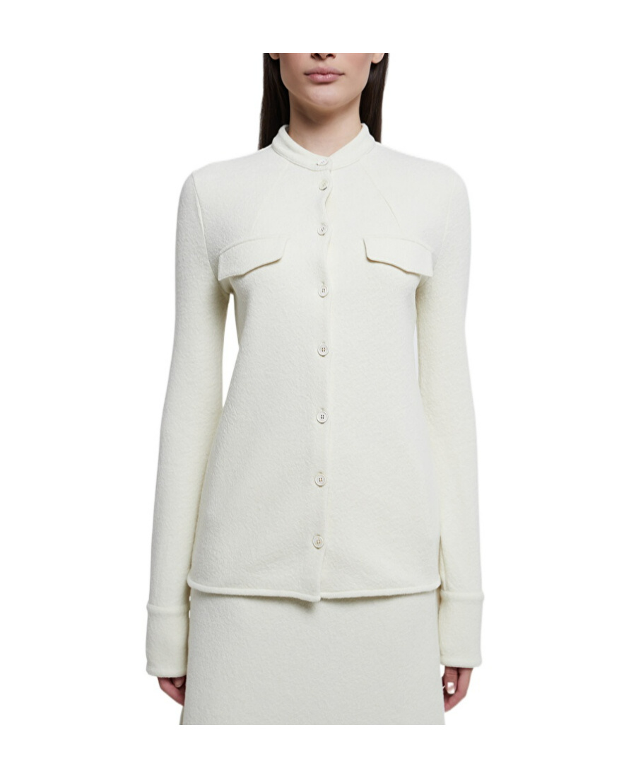 Shop Jil Sander Long-sleeve Shirt In White