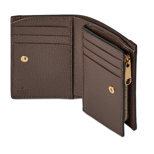 Gucci Gg Supreme Fabric Ophidia Wallet Tricolor Stripe In Multicolor