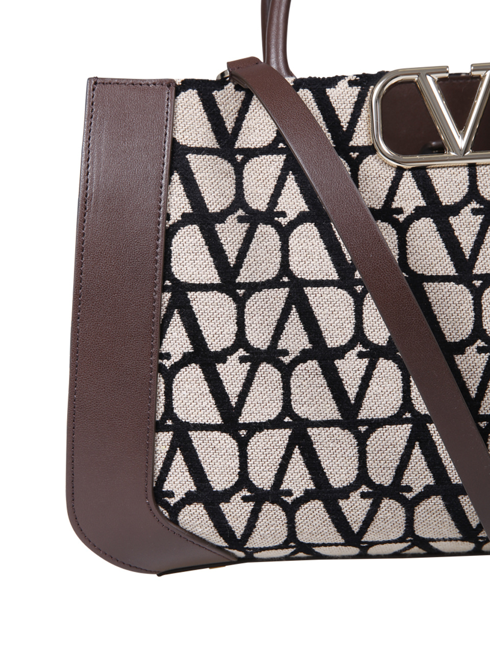Valentino Toile Iconographe Tote Bag In Black