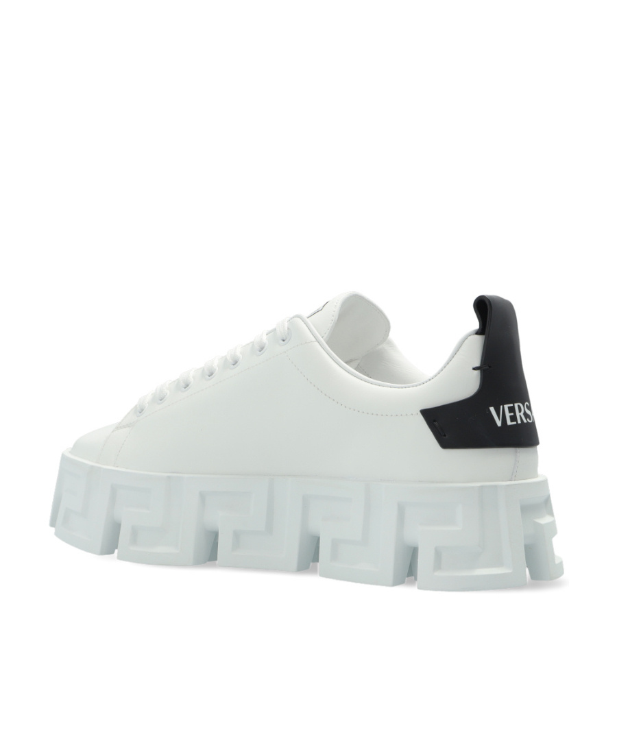 Versace Greca Labyrinth Low-top Sneakers In White