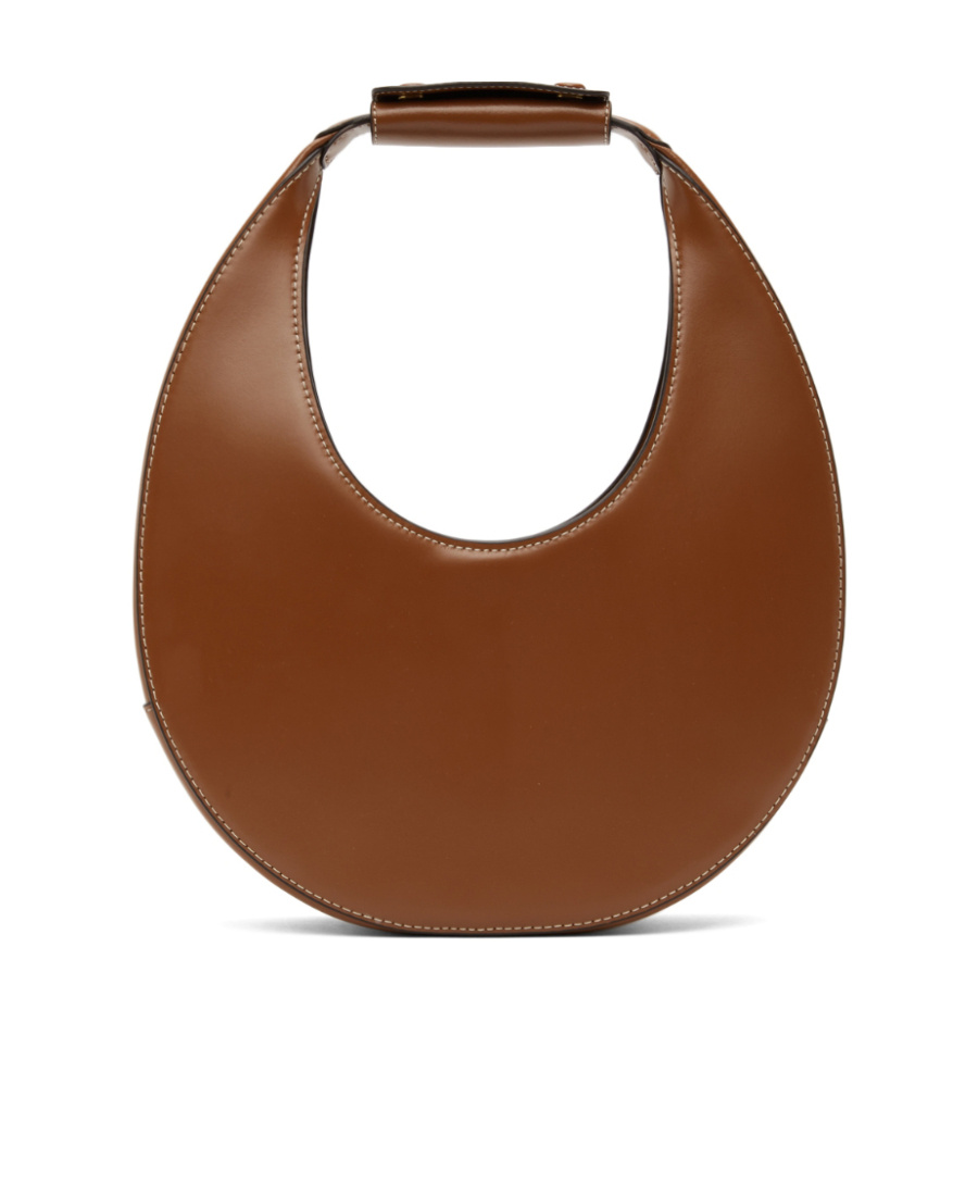 Staud Moon Handbag In Brown