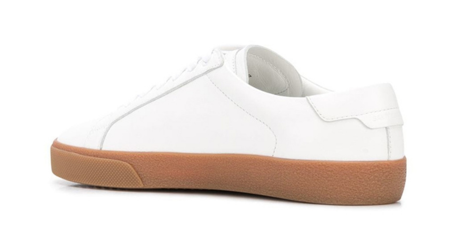 SAINT LAURENT LOGO LACE UP SNEAKERS