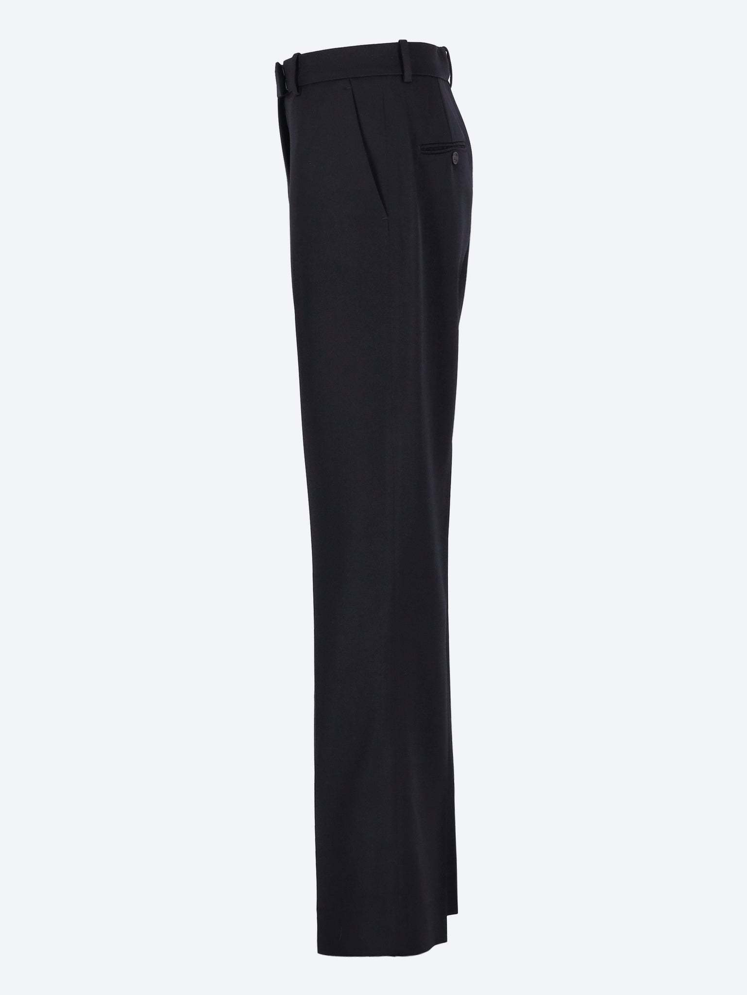 Acne Studios Belt Loop Casual Pants In Black