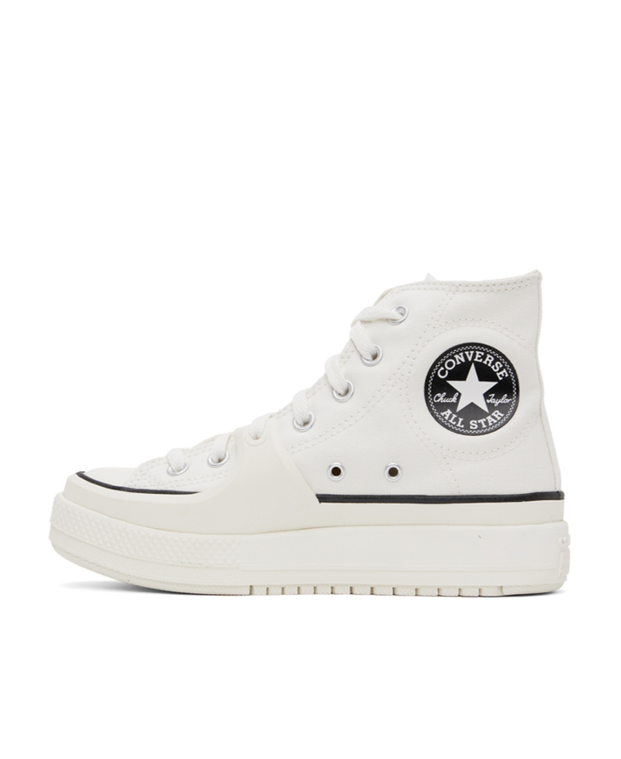 Converse Ctas Construct Hi-top Sneakers In White
