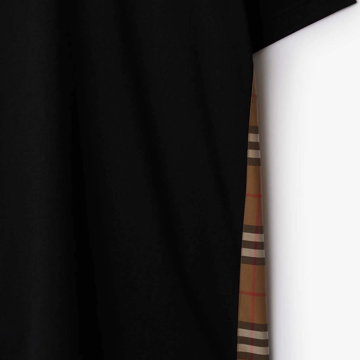 Burberry Logo Short Sleeve T-shirt In Black