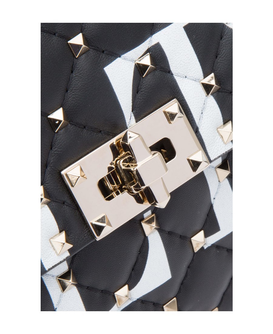 Valentino Vltn Rockstud Spike.it Bag In Black