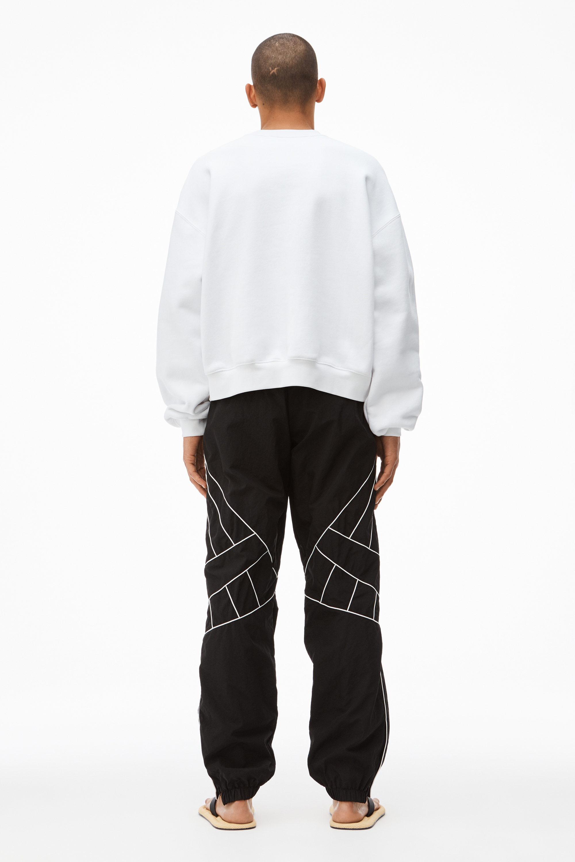 Alexander Wang Graphic-print Cotton Sweatshirt In White