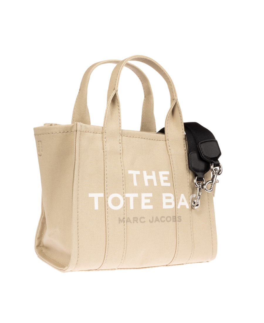 Marc Jacobs Marc Traveller Mini Logo Cnvs Tote Bag In Nude