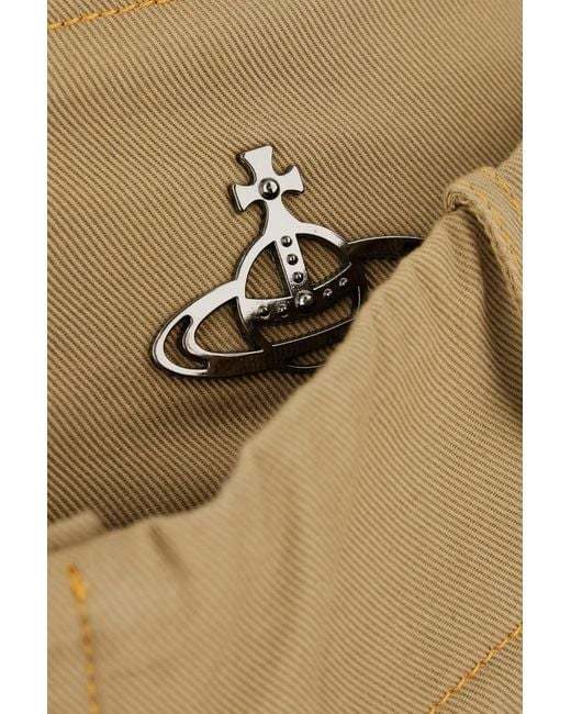 VIVIENNE WESTWOOD DOUBLE-WAISTBAND STRAIGHT-LEG TROUSERS